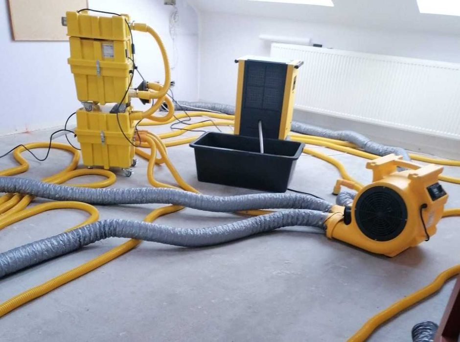 Wynajem osuszaczy- Osuszanie budynków-Osuszanie po zalaniau