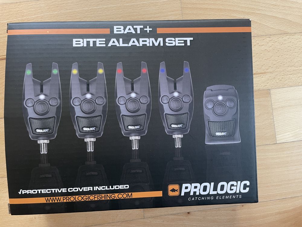Zestaw sygnalizatorów z centralką Prologic BAT+ Bite Alarm Set 3+1