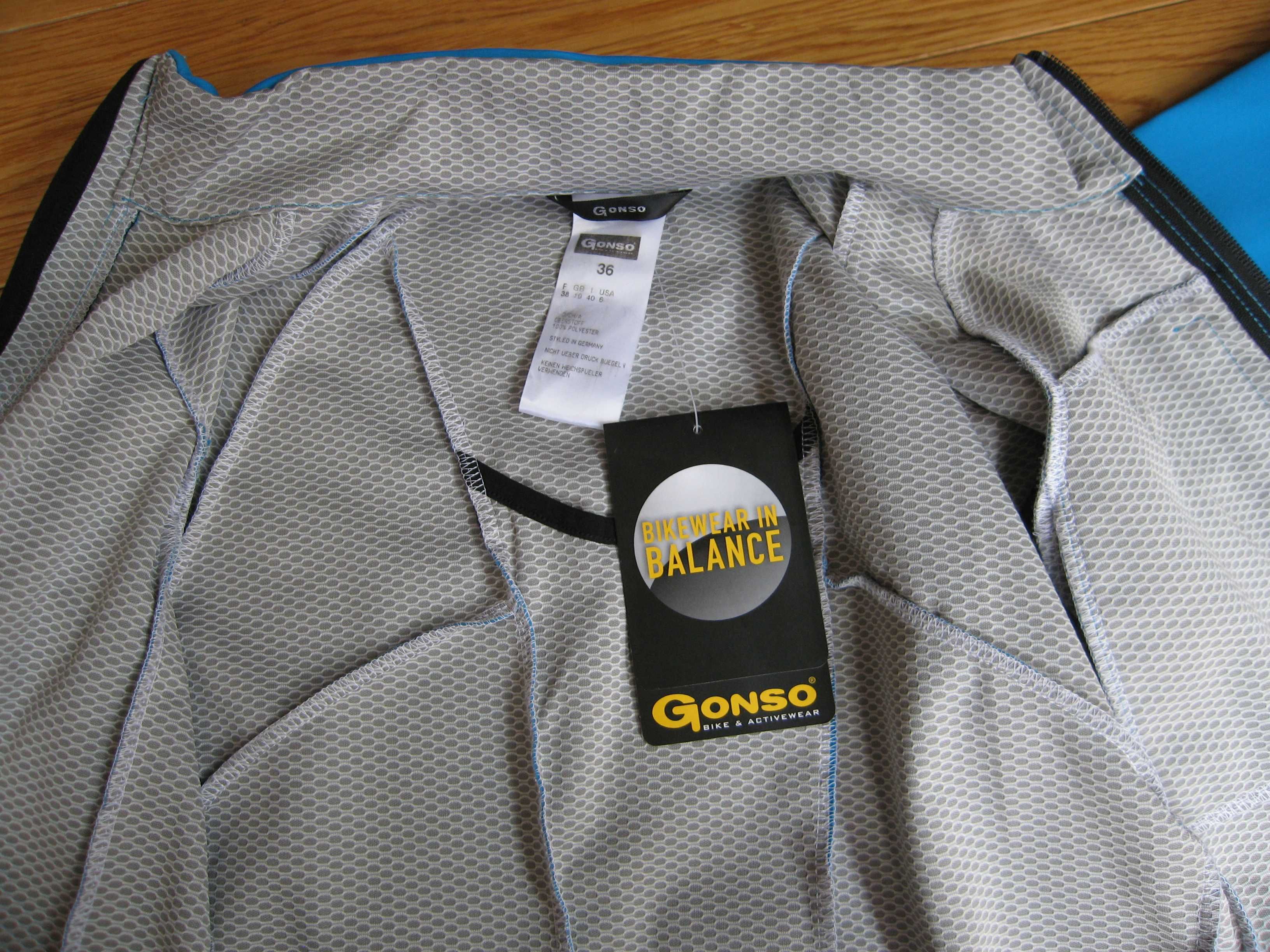 Softshell kurtka rower damska Gonso