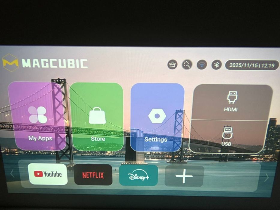 Нові проектори Magcubic HY300 PRO 8K 290Ansi 14 Android H726 BT5.4