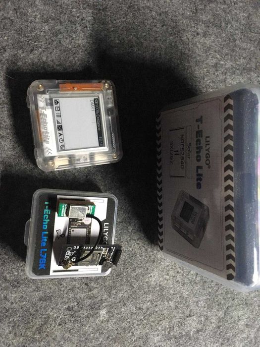 LILYGO T-Echo Lite NRF52840 Solar + GPS L76K  Lora Meshtastic Meshcore