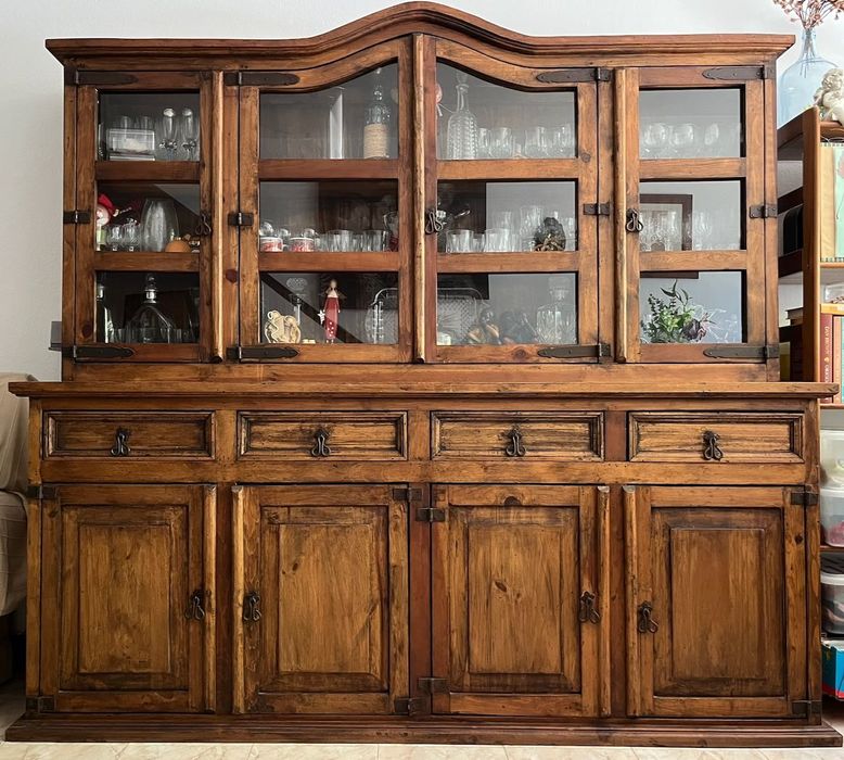 Móvel em madeira maciça estilo mexicano