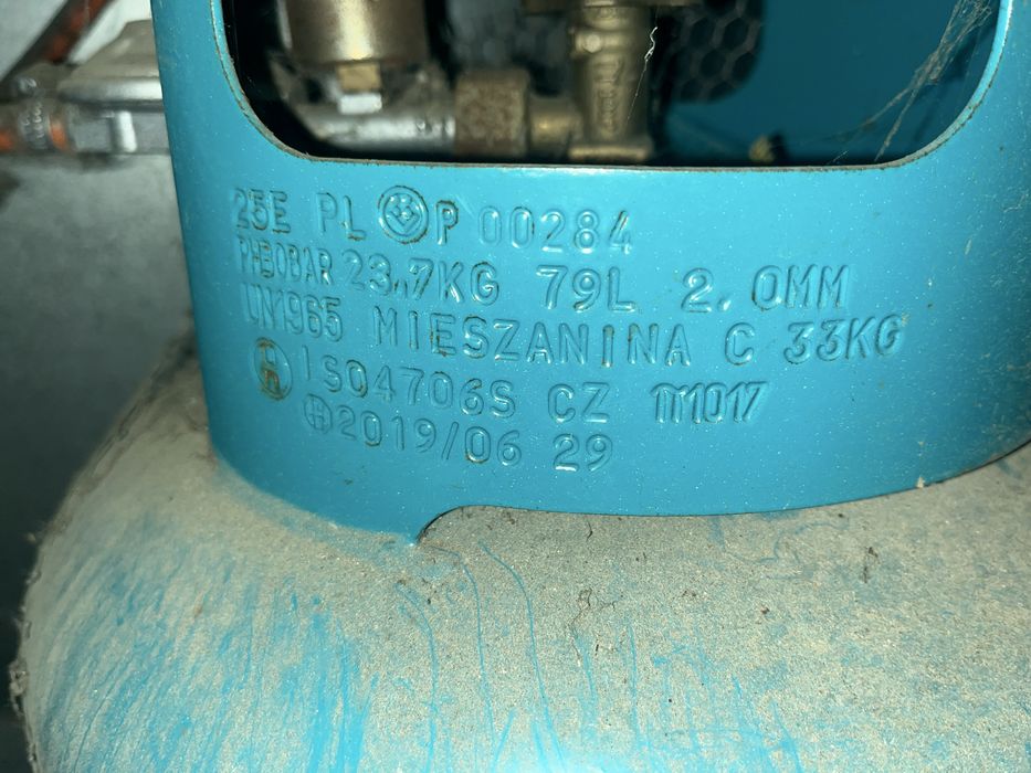 Butla 33kg propan butan butle do ogrzewania zestaw butli