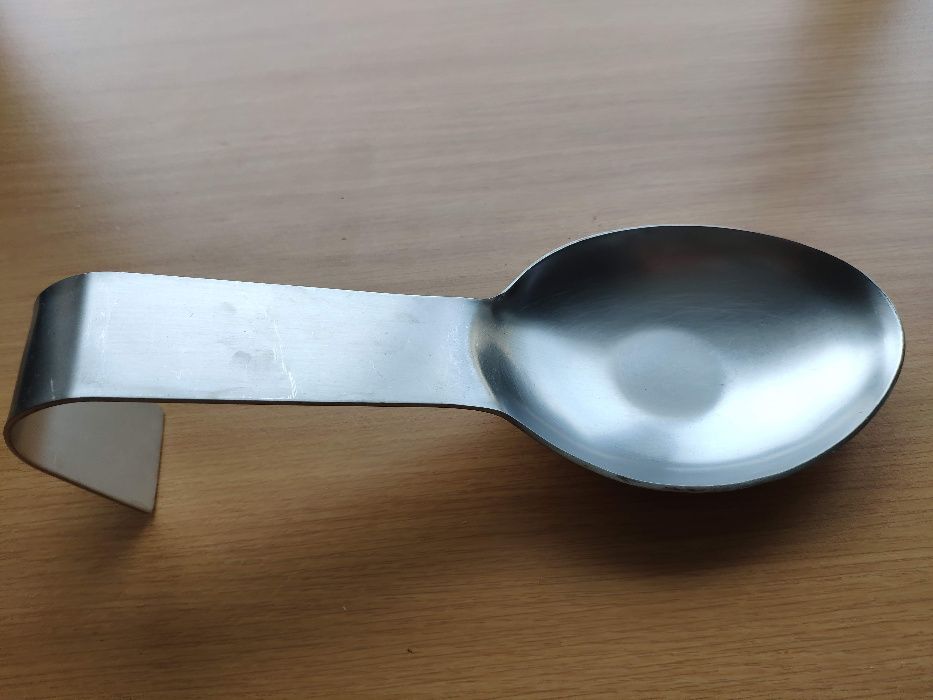 Porta ou pousa colheres em inox