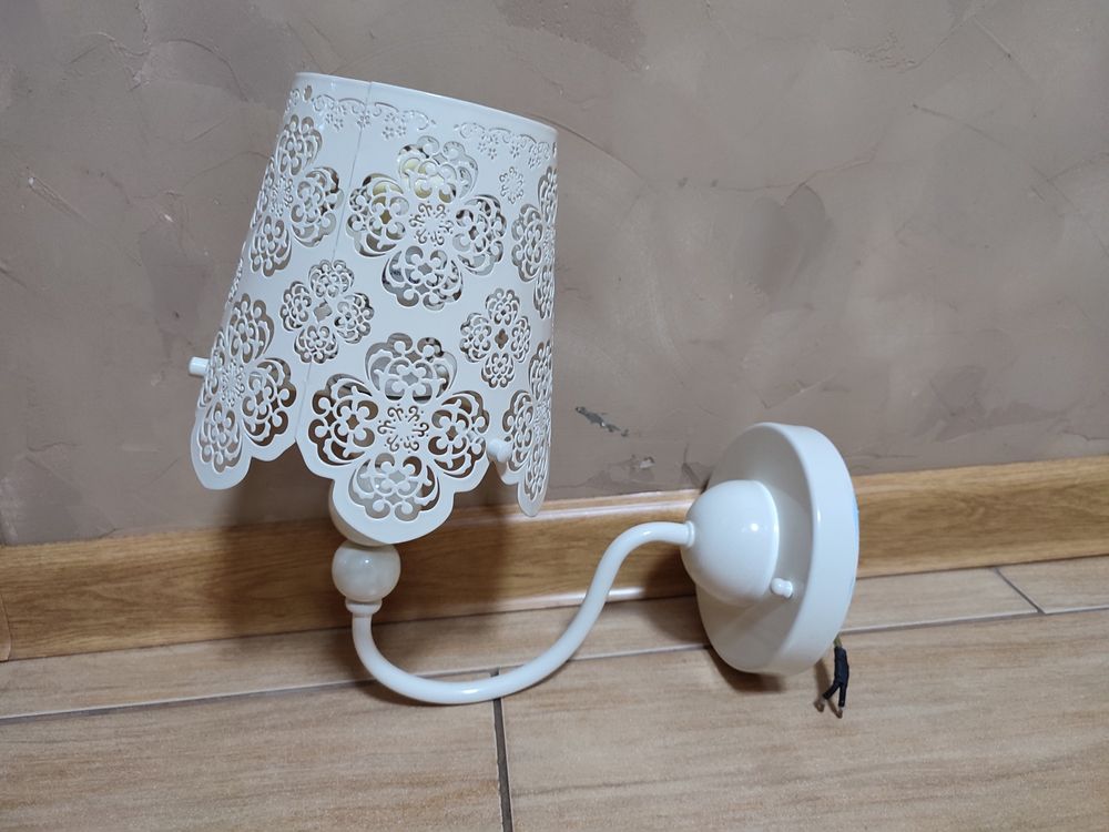 Żyrandol ażurowy + 2 kinkiety