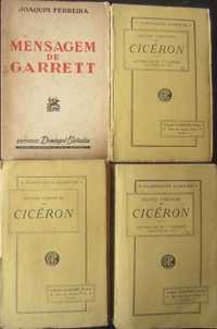 Livros , Cicero, Mensagem de Almeida Garrett de Joaquim Ferreira