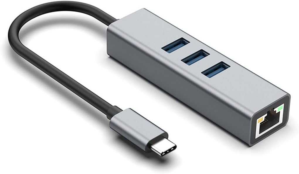 4 w 1 USB 3 USB C/Hub 3x USB 3.0+Ethernet RJ45 LAN Gigabit 1000MB 118