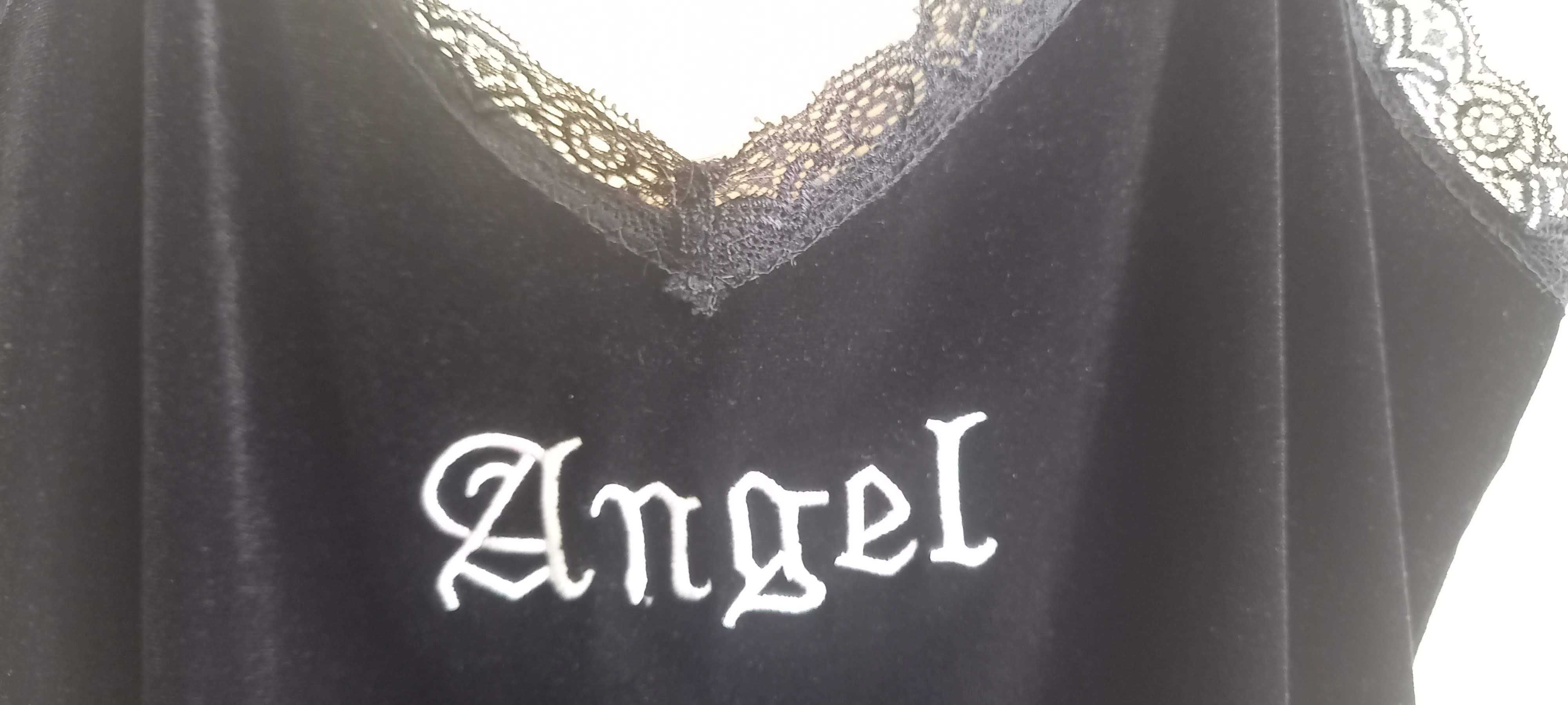halka sukienka welurowa angel sexi koronka L