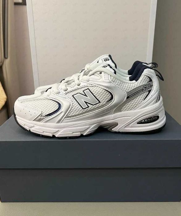 Buty damskie Trampk New_Balance_530_White_Silver_Navy R.37.5
