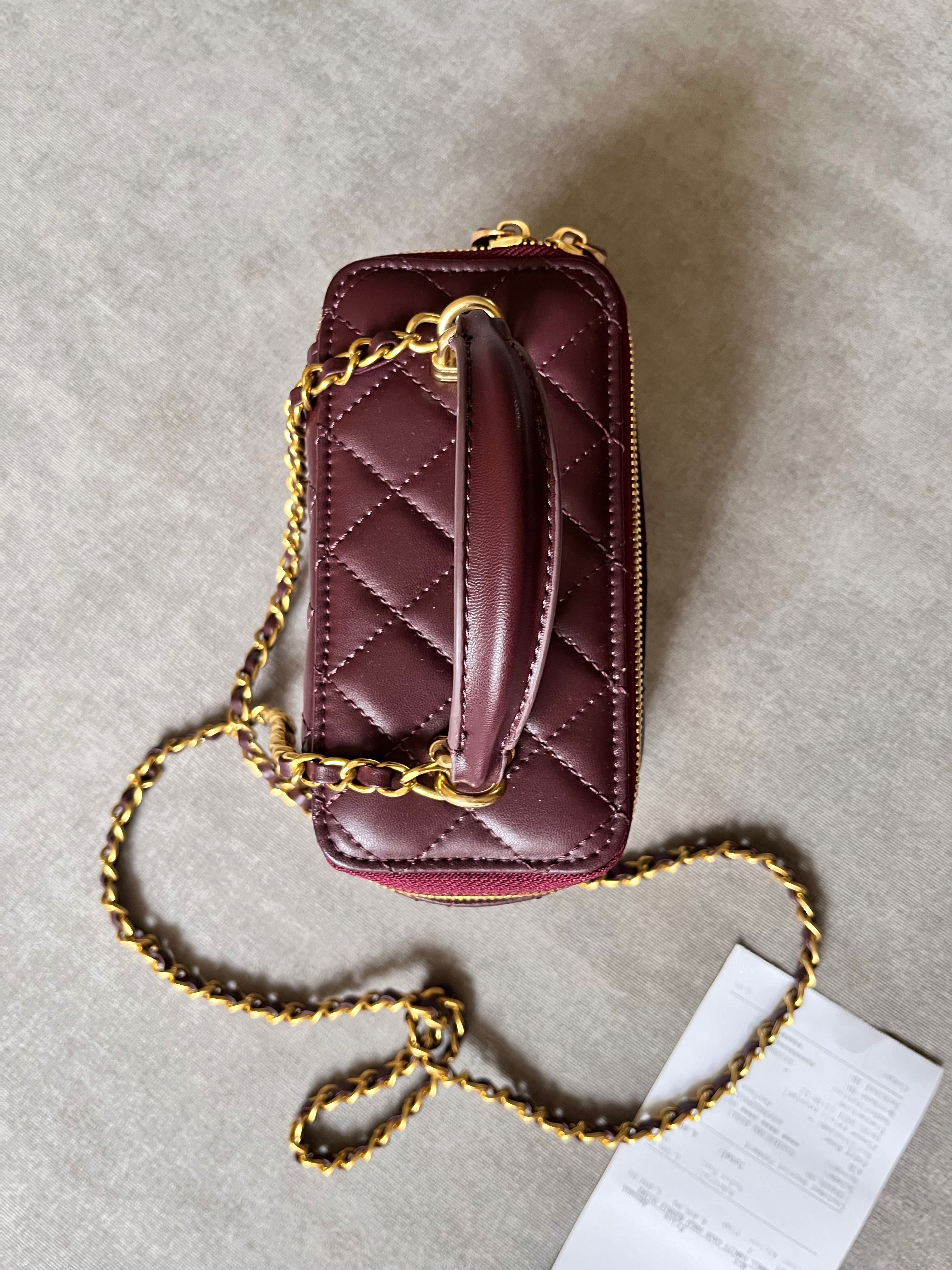 Torebka CHANEL bordowa