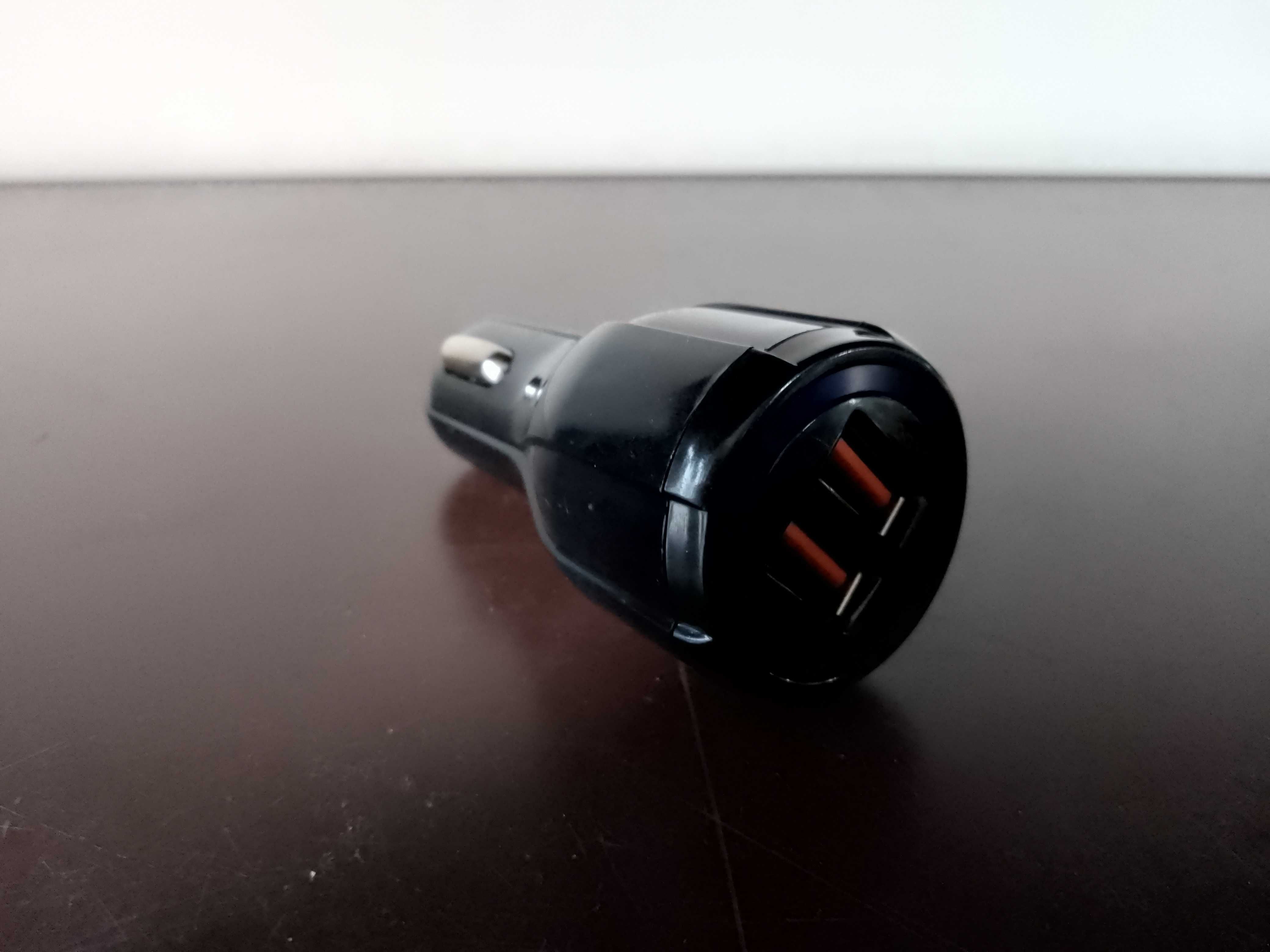 SZYBKA 3.1A SAMOCHODOWA ŁADOWARKA qualcomm QC 3.0 szybko ładuje 2xusb