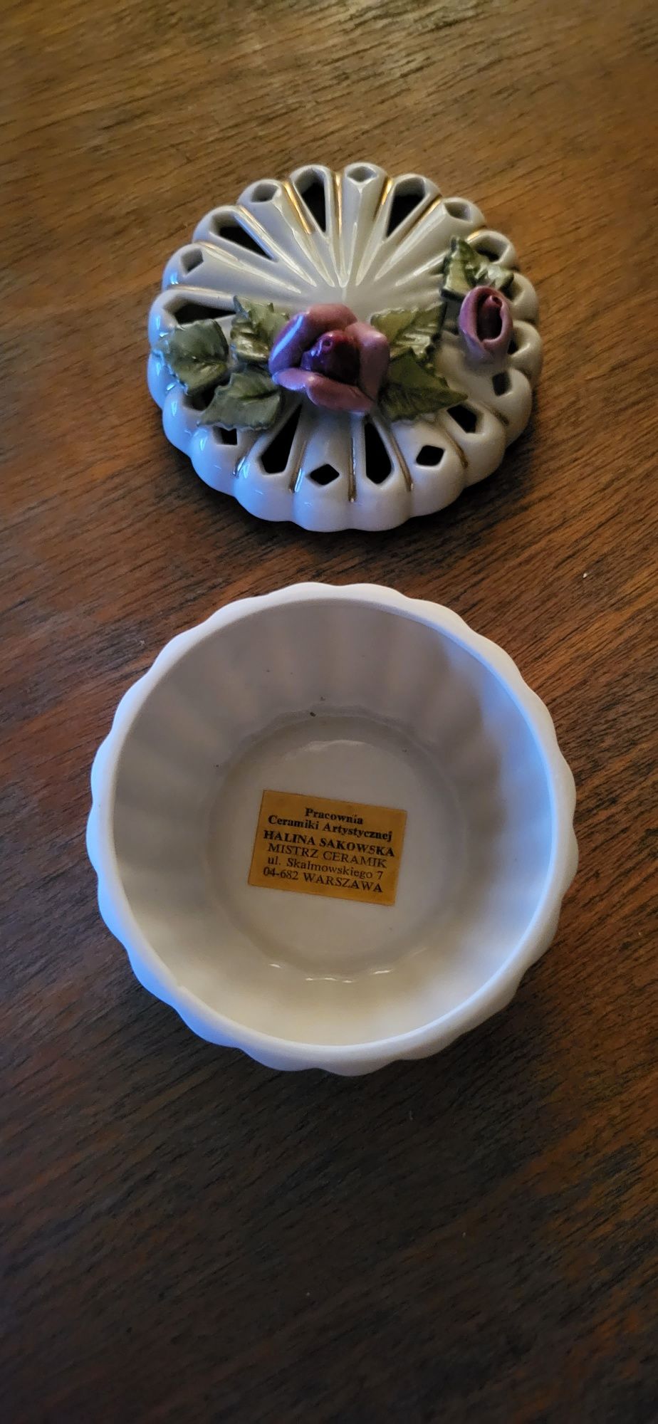 Ceramiczne pudełeczko na bizuterie