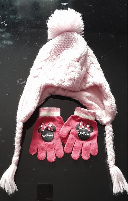 Roupão, luvas e gorro menina