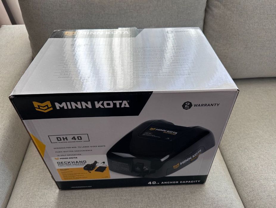 Winda wyciągarka kotwicy Minn Kota Deckhand 40 DH40 z pilotem nowa