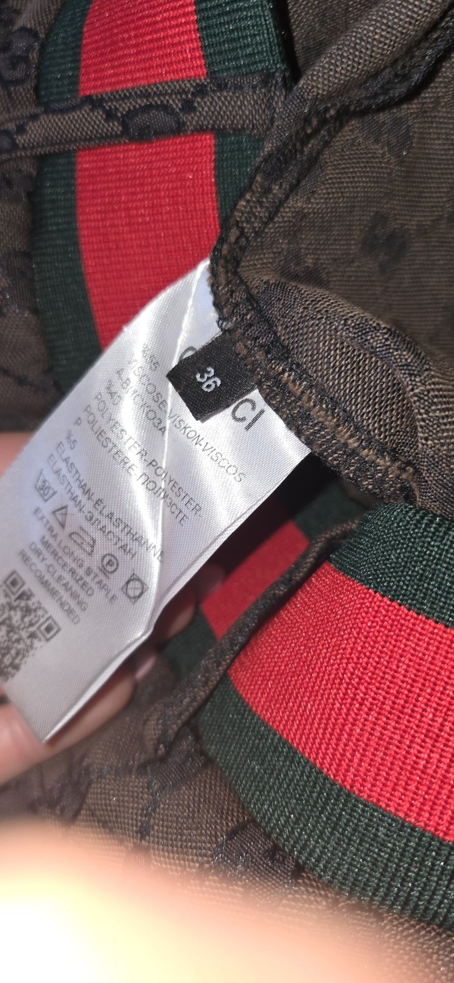 Dres damski gucci brąz