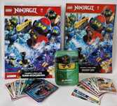 LEGO NINJAGO 7 ALBUM karty 90 + Dużą puszka 3 D SEABOUND
