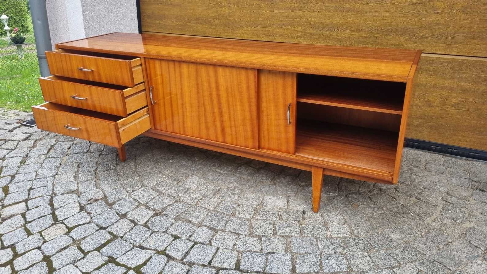 Komoda Sideboard Jamnik Violetta Design PRL Lata 70 Sideboard