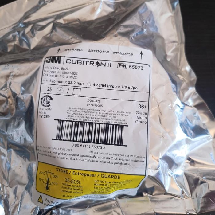 DYSK FIBROWY Fibra 3M 982C P36+ 125mm Cubitron II.