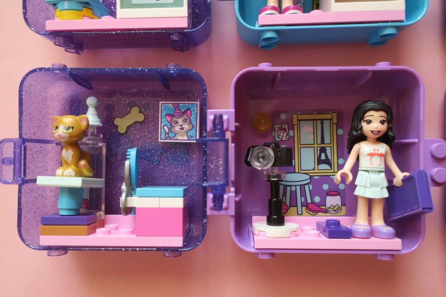 4 zestawy Lego Friends kostka do zabawy Emmy Olivii Mii Stephanie