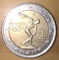 Moeda de 2€ comemorativa Jogos Olimpicos Atenas 2004