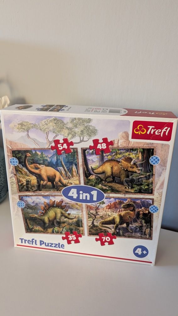 Puzzle 4 szt Stan BDB