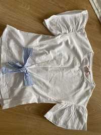 Bluzeczka dziewczeca biała 116