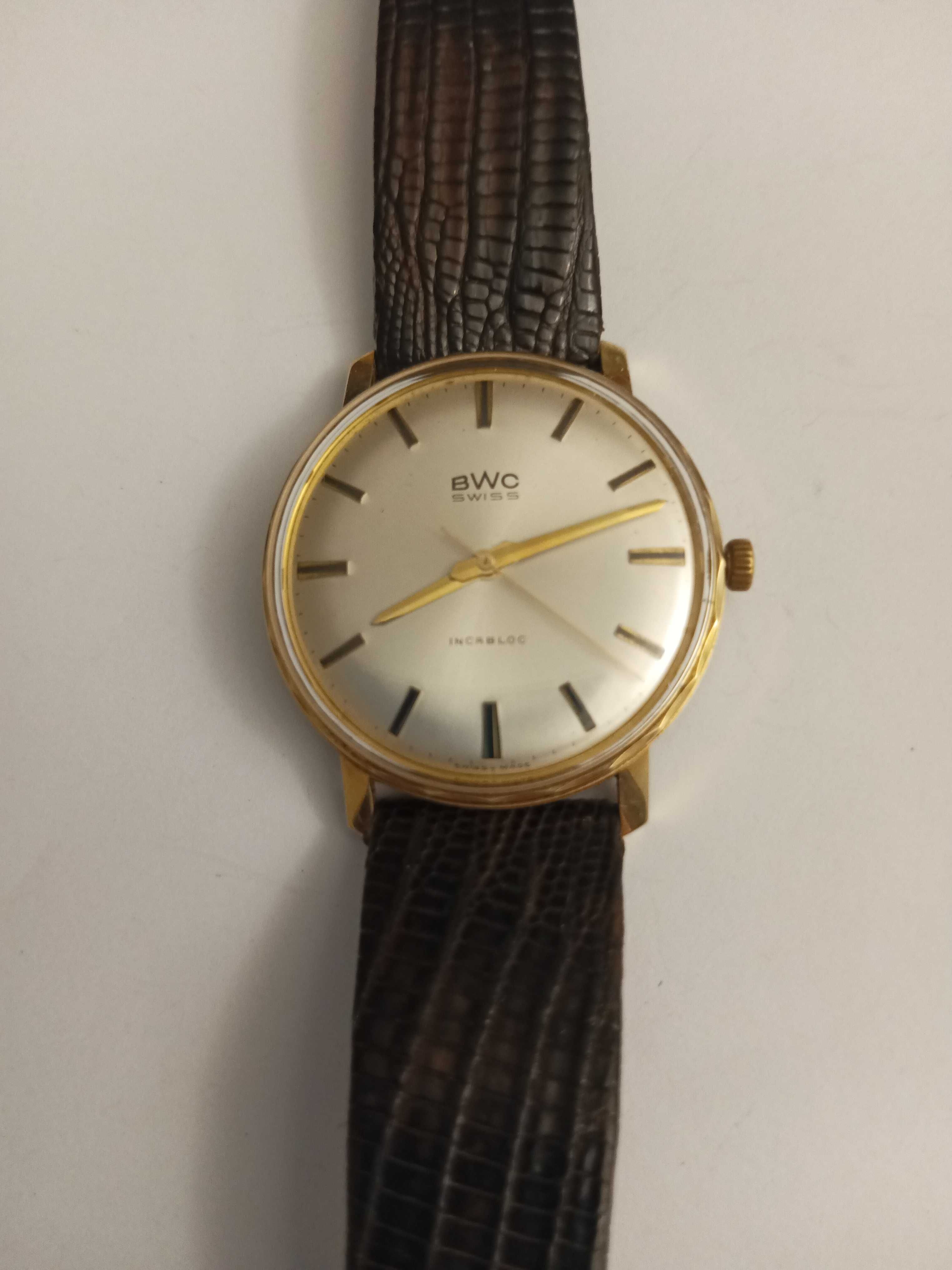 BWC Zloty 14 K zegarek szajcarski
