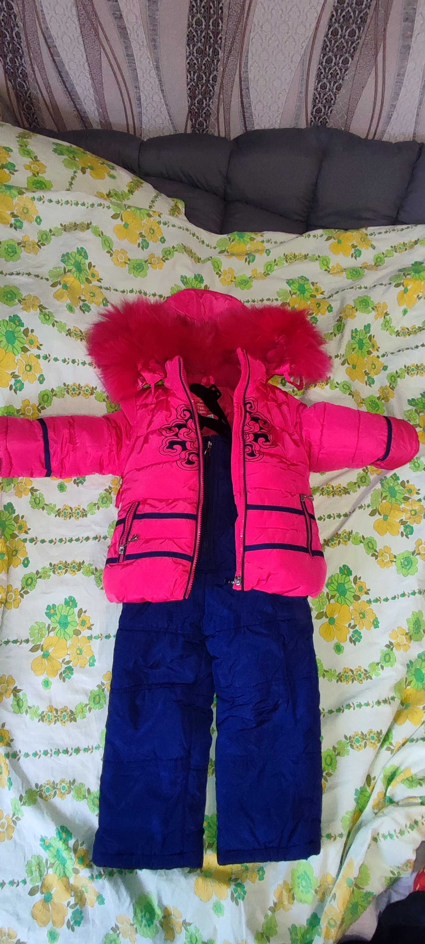 Зимний комбинезон + курточка ( зимова куртка з комбінезон)