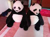 Conjunto de peluches pandas