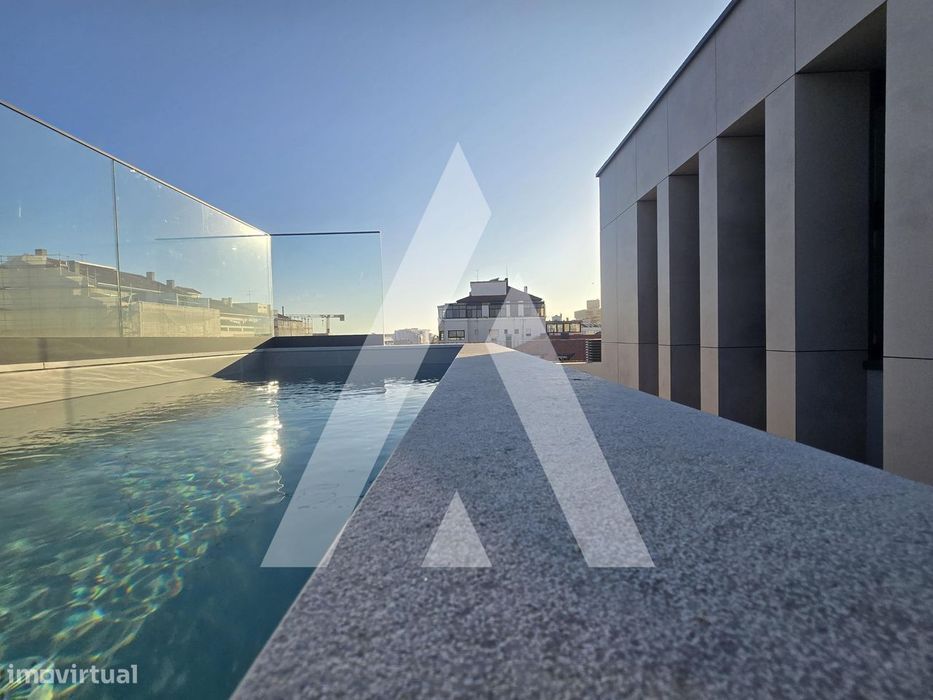 Penthouse T3 em Aveiro com piscina no centro da cidade de Aveiro