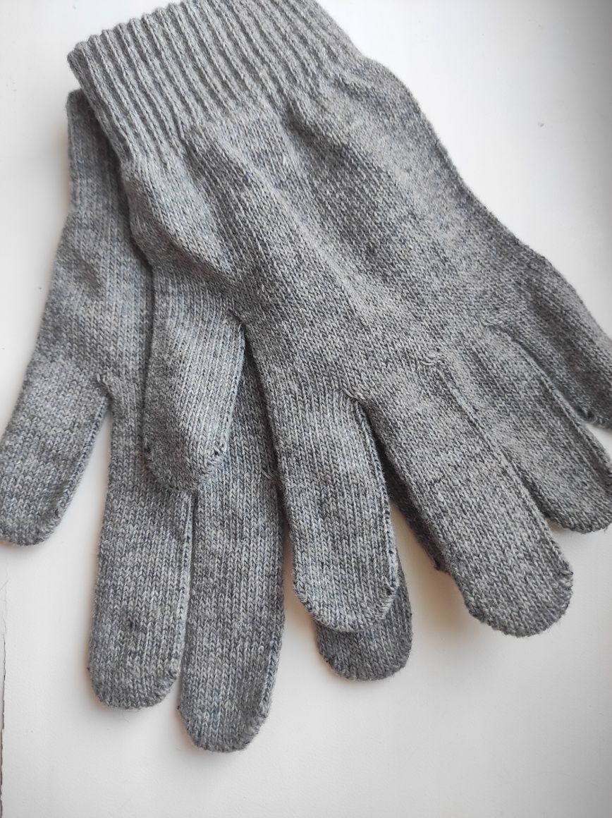 Рукавиці рукавички жіночі сірі