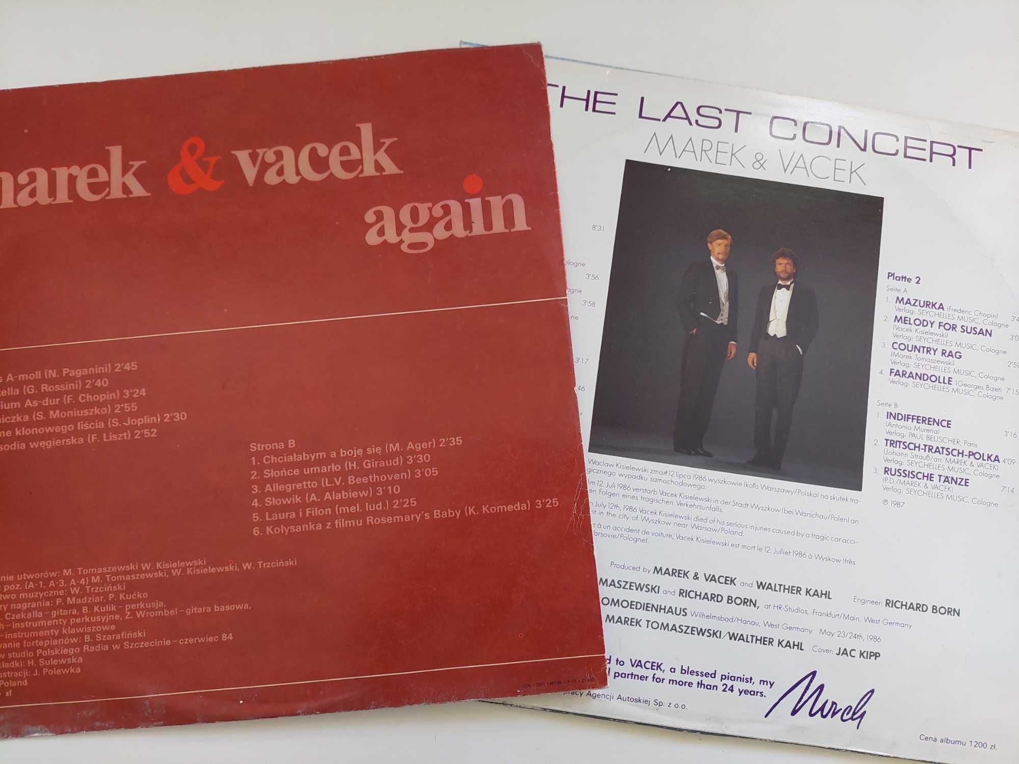 Marek i Wacek - Again / The last concert 2LP