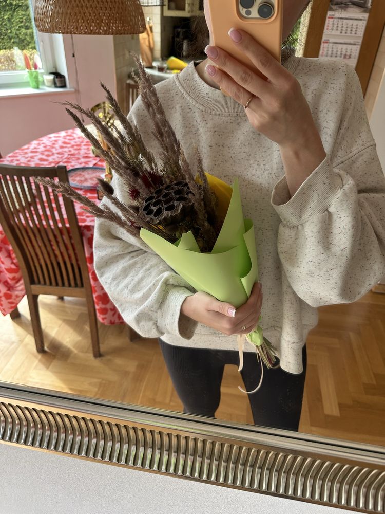 Bukiet z suszonych kwiatow