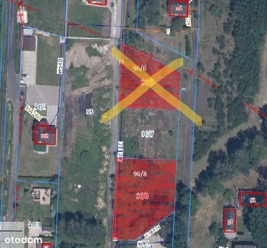 Działka budowlana przy głównej ulicy