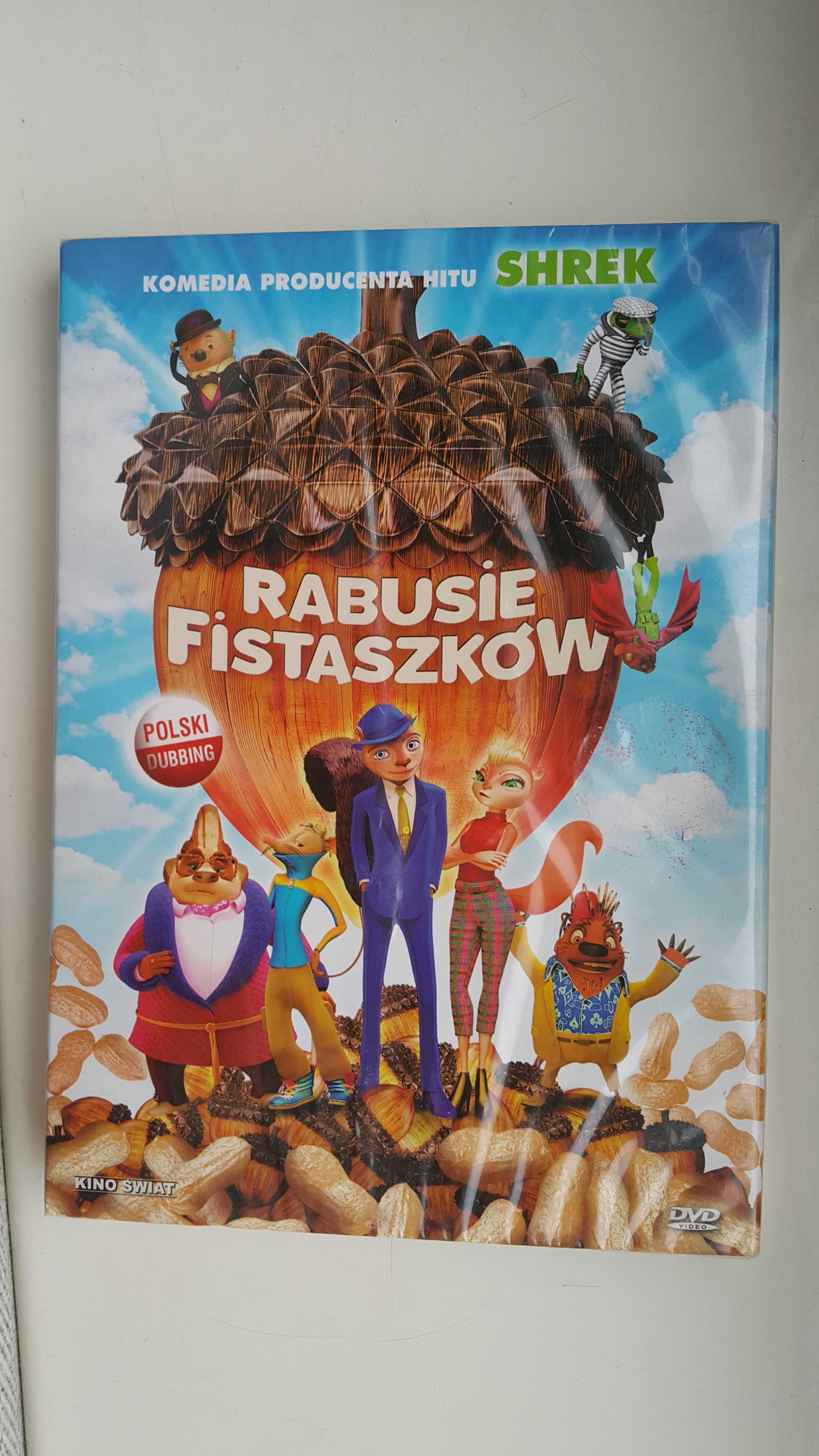 DVD Rabusie fistaszków. Dubbing PL. Folia.