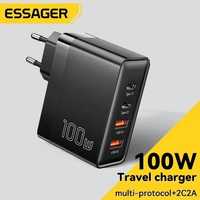 Зарядне Essager 100w пристрій устройство 100вт type-c