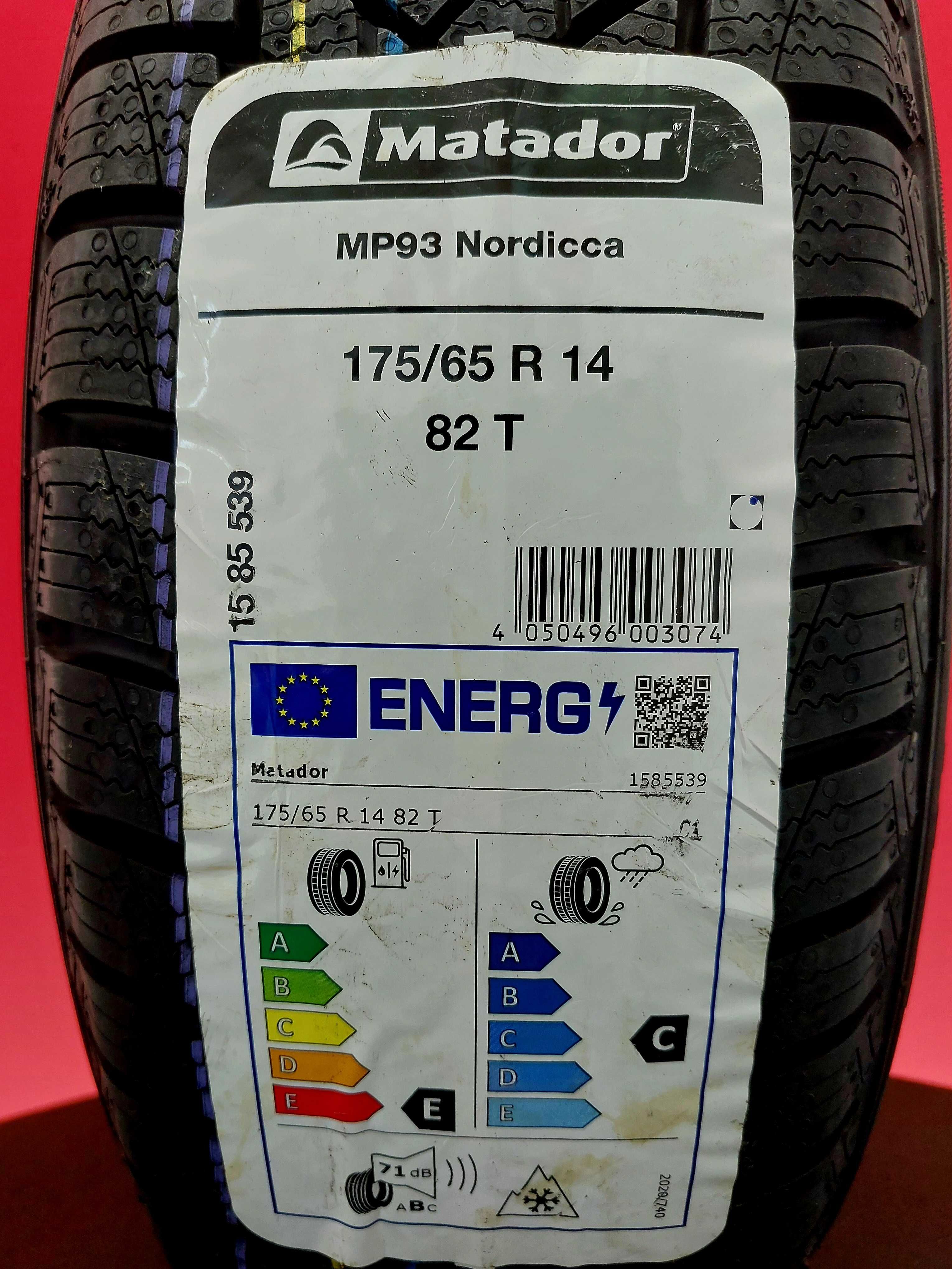 175/65 R14 82T Nowe zimowe opony Matador MP 93 Nordicca ROCZNIK 2024