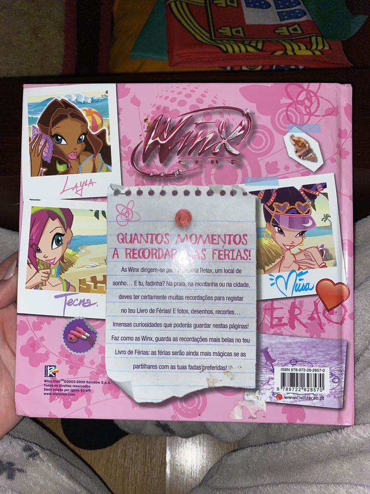 “Winx livro de férias”