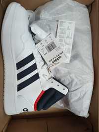 Buty sneakersy Adidas Hoops 3.0 Mid GY5543 Białe r. 43 1/3
