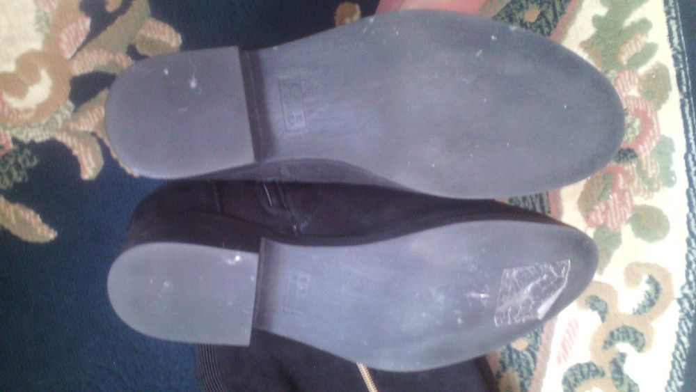 długie kozaki damskie rozm.42- gumowana łydka