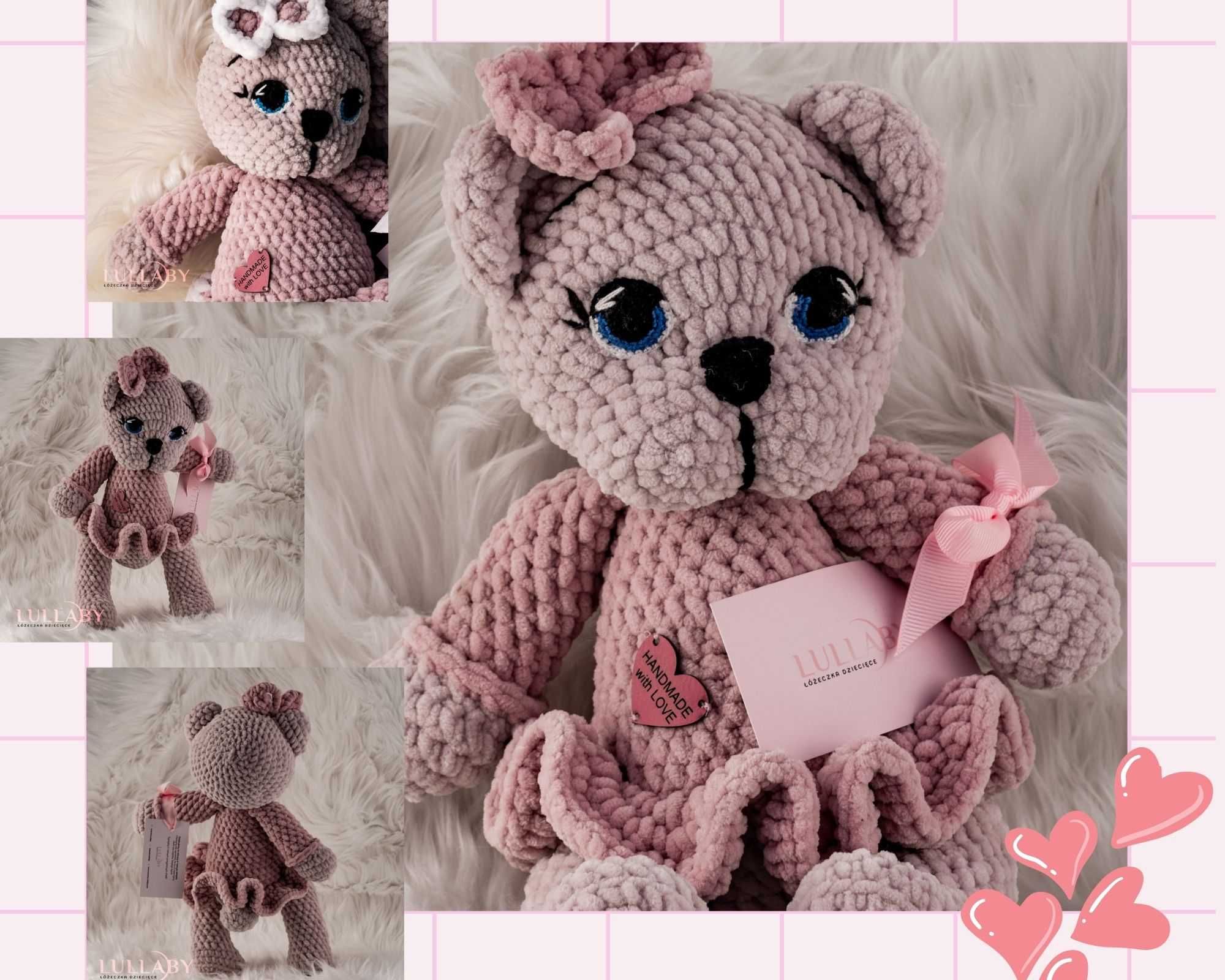 Amigurumi, miś na szydełku, handmade, maskotka. Wysyłka w 24 godziny