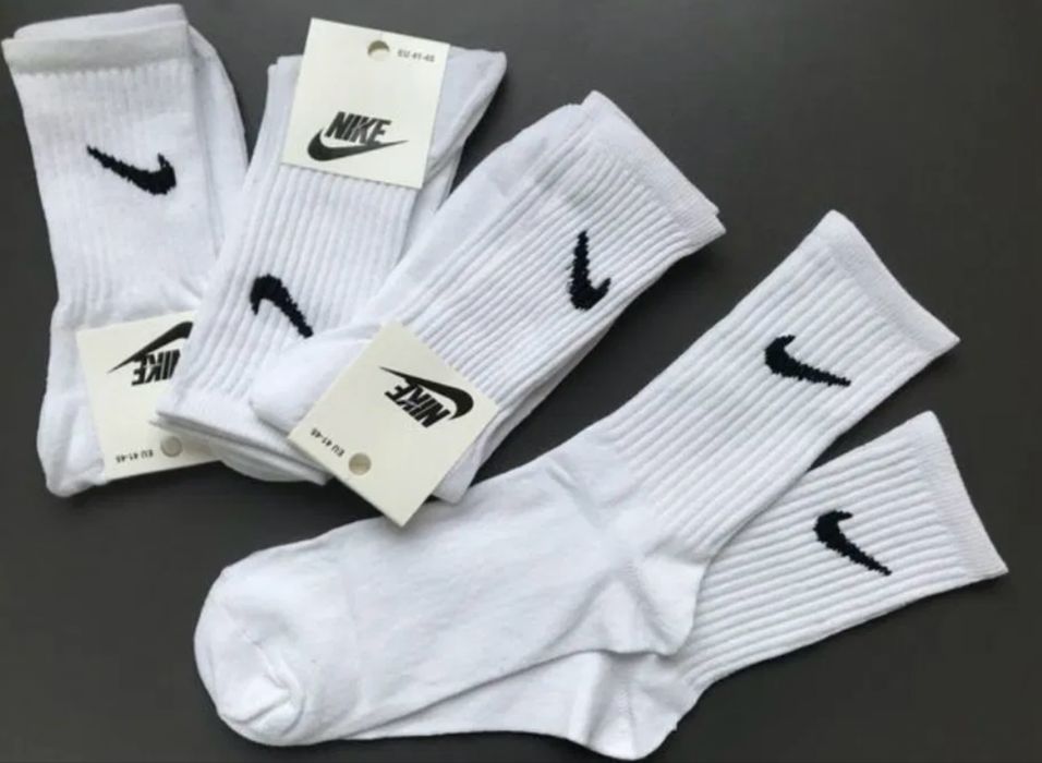 Nike шкарпетки оптом — ціна 20 грн/пара білі, якість топ !
