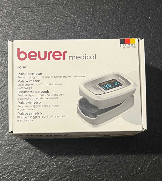 Beurer PO 30 Pulsoksymetr pomiar nasycenia tlenem