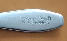 Stara łyżeczka Danziger Werft Aktiengesellschaft