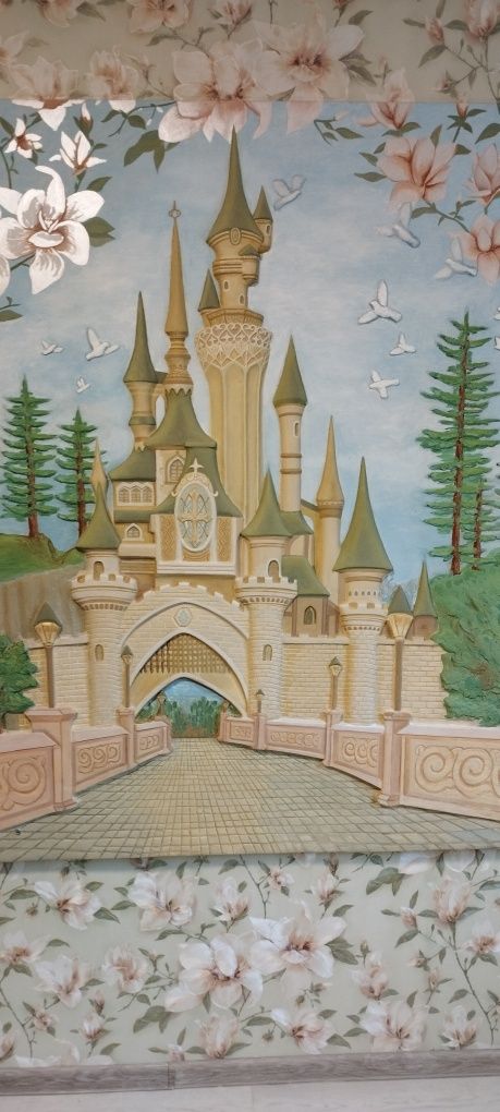 Картина барельефная Барельеф Дворец Замок