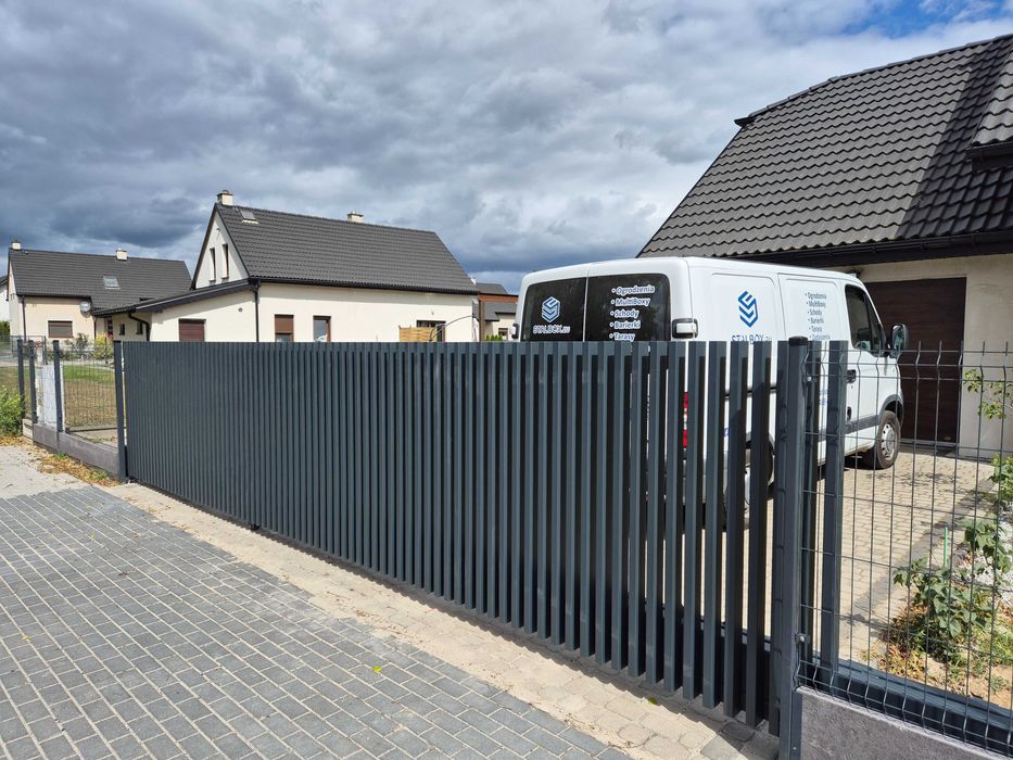 Ogrodzenia aluminiowe, stalowe - bramy, furtki, przęsła