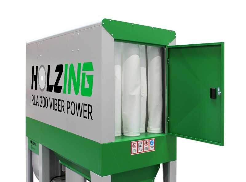 Odciąg do trocin HOLZING RLA 200 falownik 5,5kW 35 filtrów 6500 m3h