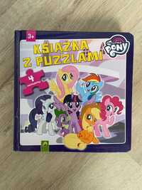 Książka z puzzlami My Little Pony 4 układanki