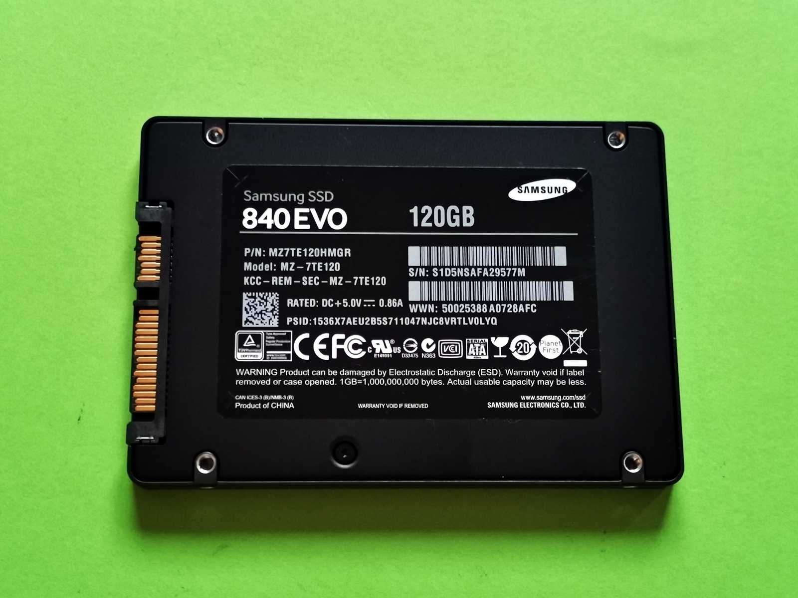 SSD 120GB Samsung 840 EvO