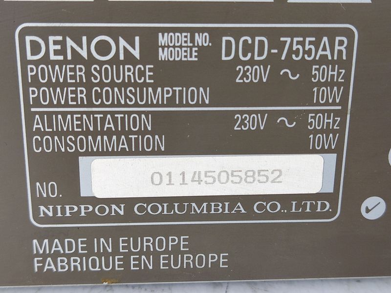 Denon DCD 755 AR Odtwarzacz Płyt CD optyczne SUPER JAKOŚĆ Dobór Audio